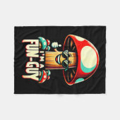 I'm A Fun-guy' - Amusing Mushroom Enthusiast's Fun Fleecedecke (Vorderseite (Horizontal))