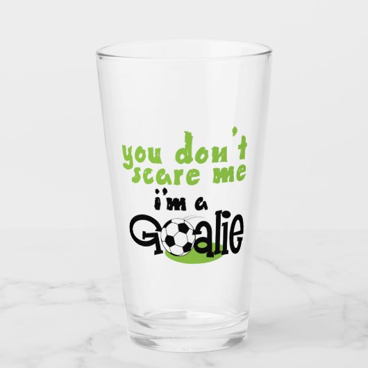 Im A Goalie Glas (Vorderseite)