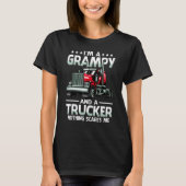 I'm A Grampy And Trucker Nothing Scares Me Father' T-Shirt (Vorderseite)