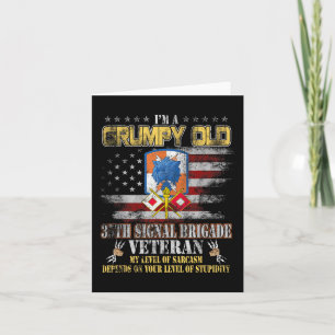 Im A Grumpy Old 35. Signal Brigade Veteran Milita Karte