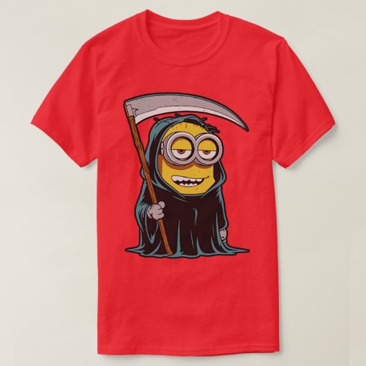 im a Halloween kein trostloser Sensenmann T-Shirt (Design vorne)