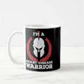 Im A Heart Disease Warrior Survivor Cardiac Health Kaffeetasse (Links)