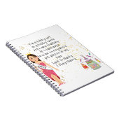 I'm a Hobby Girl in A Hobby World Notebook Notizblock (Rechte Seite)