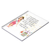 I'm a Hobby Girl in A Hobby World Notebook Notizblock (Linke Seite)