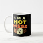 Im A Hot Mess Marshmallow Smores Summer Campfire C Kaffeetasse (Links)