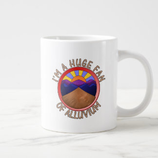I'm a Huge Fan of Auen Geology Pun Jumbo-Tasse