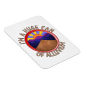 I'm a Huge Fan of Auen Geology Pun Magnet (Rechte Seite)