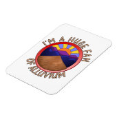 I'm a Huge Fan of Auen Geology Pun Magnet (Linke Seite)