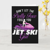 I'm A Jet Ski Girl - Jet Skiing Lover Jetski Vacat Karte (Gelbe Blume)