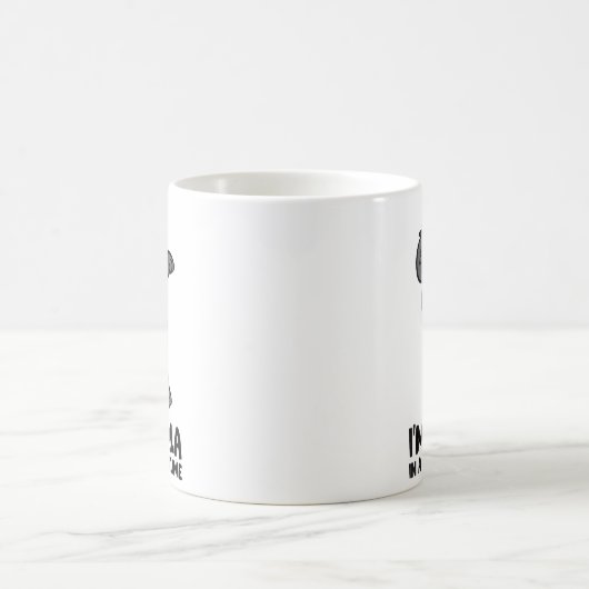 I'm A Koala In A Human Costume Funny Koala Kaffeetasse (Mittel)