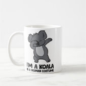 I'm A Koala In A Human Costume Funny Koala Kaffeetasse (Links)