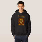 im a lion No Time for Sheep Drama chrismas Hoodie (Vorne ganz)
