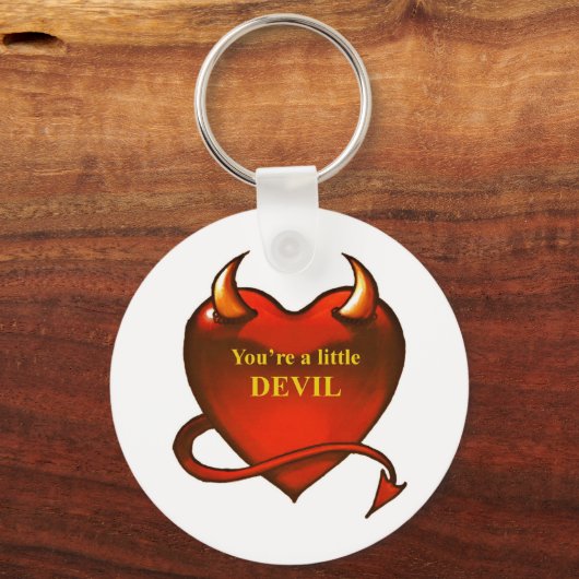 I'm a little devil schlüsselanhänger (Vorderseite)
