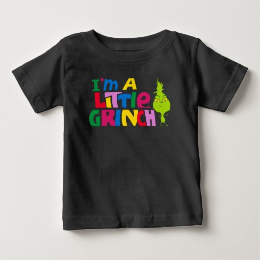 I'm a Little Grinch Colorful Graphic Baby T-shirt (Vorderseite)