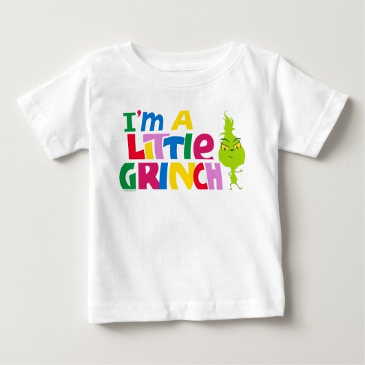 I'm a Little Grinch Colorful Graphic Baby T-shirt (Vorderseite)
