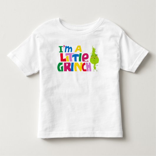I'm a Little Grinch Colorful Graphic Kleinkind T-shirt (Vorderseite)