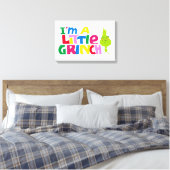 I'm a Little Grinch Colorful Graphic Leinwanddruck (Insitu (Schlafzimmer))