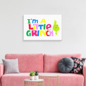 I'm a Little Grinch Colorful Graphic Leinwanddruck (Insitu (Wohnzimmer))