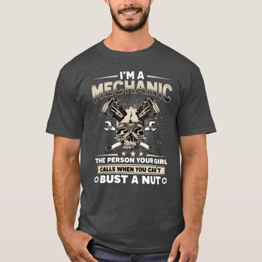 Im A Mechanic Funny Auto Car Mechanic Father Dad g T-Shirt (Vorderseite)