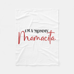 Im A Mommy Mamacita Funny Inspirierte Island Quote Fleecedecke