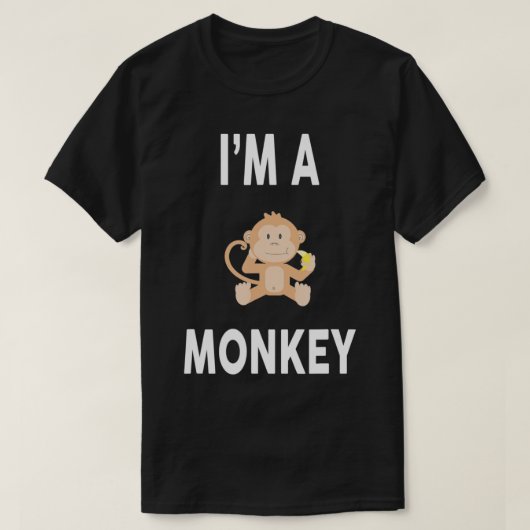 Im A MONKEY Funny MONKEY T-Shirt (Design vorne)