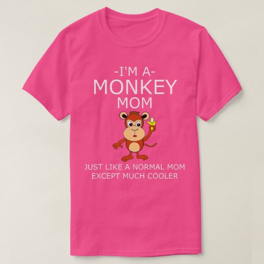 Im A Monkey Mama T-Shirt (Design vorne)