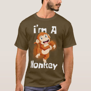 Im A Monkey Safari Zoo Primat Zookee T-Shirt