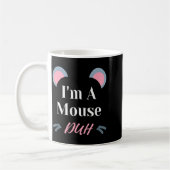 I'm A Mouse Duh Easy Halloween Costume Funny  Kaffeetasse (Links)