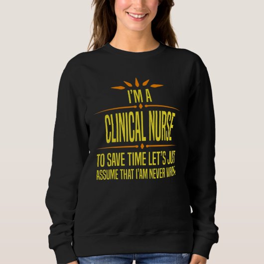 Im a Nurse Sweatshirt (Vorderseite)