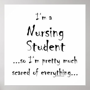I'm a Nursing Student... Poster