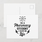 I'm A Pharmacy Student Pharmacist Tech Technician Postkarte (Vorne/Hinten)