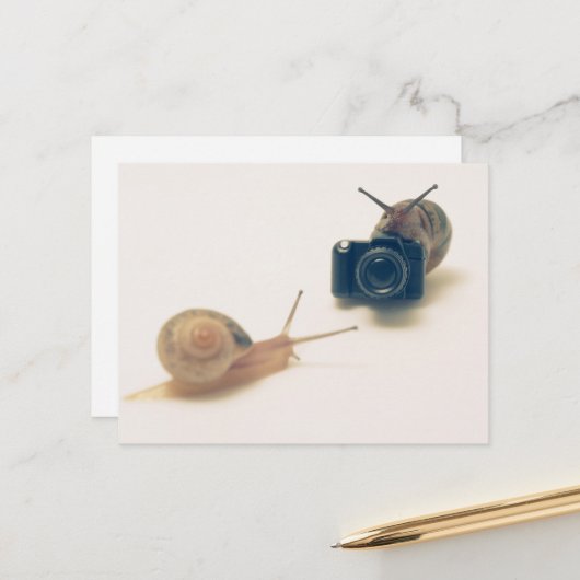 I'm a photographer. postkarte (Vorderseite/Rückseite Beispiel)