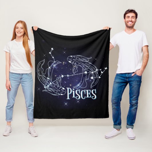 Im A Pisces Zodiac.Trendy Pisces Zodiac Sign Fleecedecke (Beispiel)