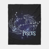 Im A Pisces Zodiac.Trendy Pisces Zodiac Sign Fleecedecke (Vorderseite)