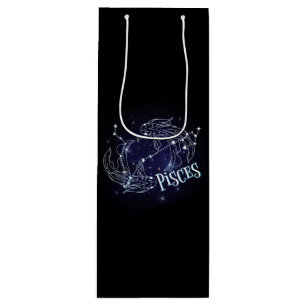 Im A Pisces Zodiac.Trendy Pisces Zodiac Sign Geschenktüte Für Weinflaschen