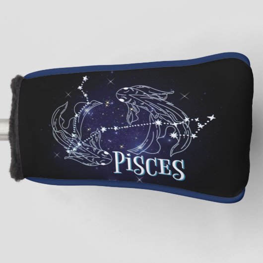Im A Pisces Zodiac.Trendy Pisces Zodiac Sign Golf Headcover (Vorderseite)
