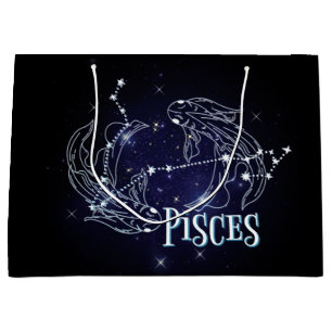 Im A Pisces Zodiac.Trendy Pisces Zodiac Sign Große Geschenktüte