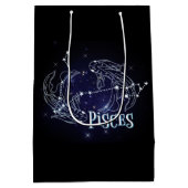 Im A Pisces Zodiac.Trendy Pisces Zodiac Sign Mittlere Geschenktüte (Rückseite)