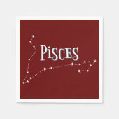 Im A Pisces Zodiac.Trendy Pisces Zodiac Sign Serviette (Vorderseite)