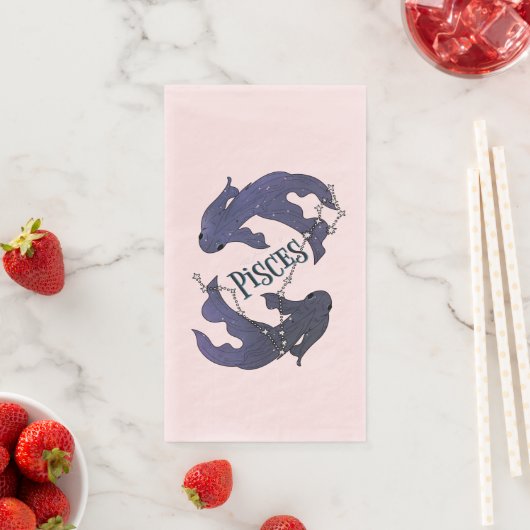 Im A Pisces Zodiac.Trendy Pisces Zodiac Sign Serviette (Beispiel)