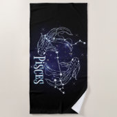 Im A Pisces Zodiac.Trendy Pisces Zodiac Sign Strandtuch (Vorderseite)