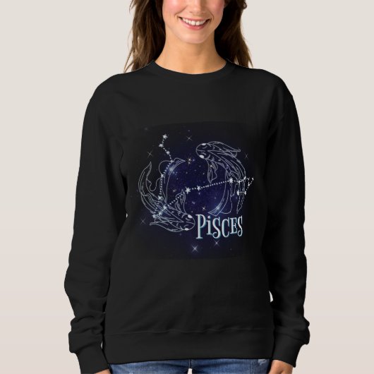 Im A Pisces Zodiac.Trendy Pisces Zodiac Sign Sweatshirt (Vorderseite)