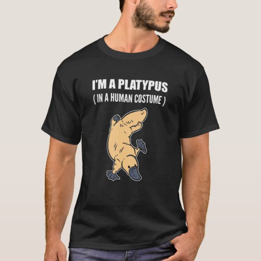 I'm a Platypus Zoologist T-Shirt (Vorderseite)