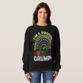 I'm a Proud Autism Grumpy Rainbow Autism Awarenes Sweatshirt (Vorne ganz)