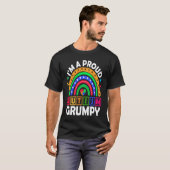 I'm a Proud Autism Grumpy  Rainbow Autism Awarenes T-Shirt (Vorne ganz)