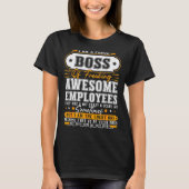 I'm A Proud Boss Of Freaking Awesome Employees Fun T-Shirt (Vorderseite)