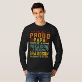 I'm A Proud Papa Of A Freaking Awesome Grandson Gr T-Shirt (Vorne ganz)