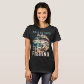 I'm A Retired Barber My Job Is To Go Fishing T-Shirt (Vorne ganz)