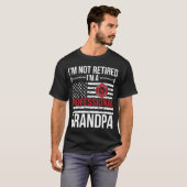 IM A Retired Firefighter Grandpa Fire gift T-Shirt (Vorne ganz)