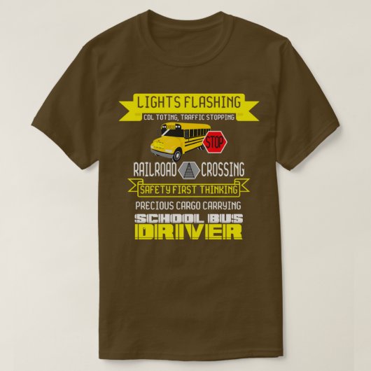 Im A School Bus Driver Geschenk T-Shirt (Design vorne)